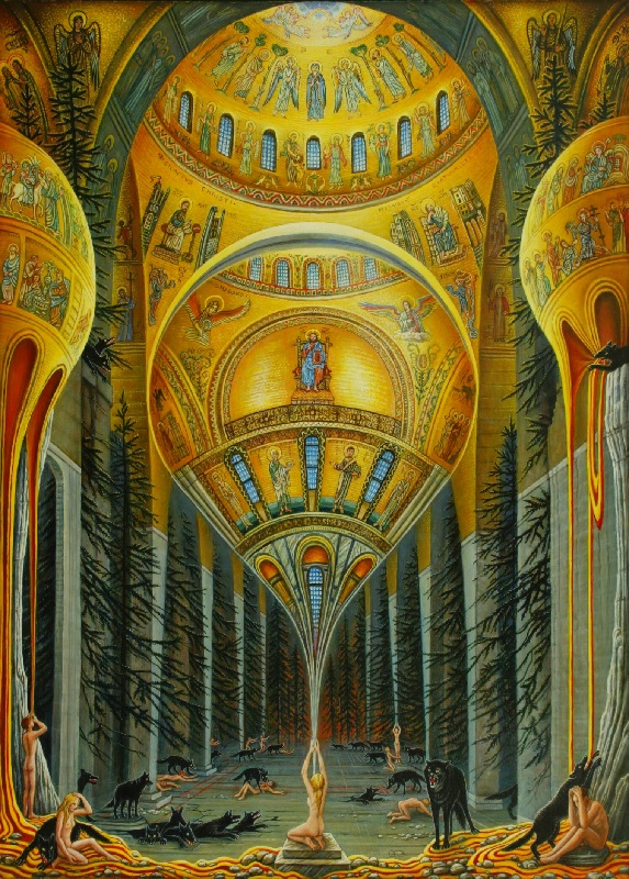 Wolves in St. Mark's Cathedral
